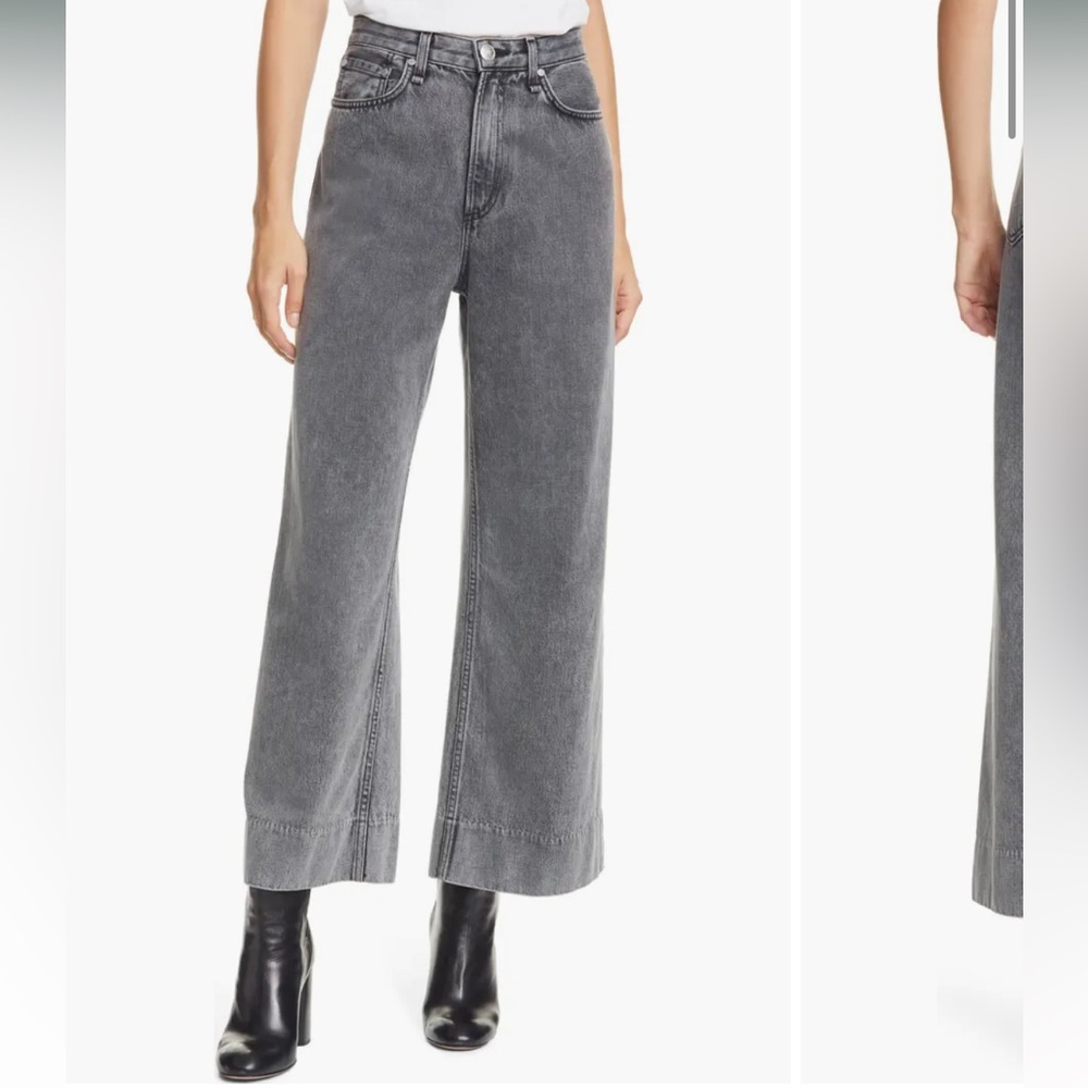 Rag & Bone Ruth Super High Waist Wide Leg Jeans